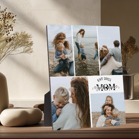 Benutzerdefinierte Fotocollage Beste Mutter Aller Fotoplatte