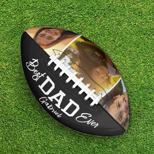 Benutzerdefinierte Fotocollage Bester Vater Aller  Football
