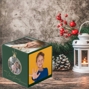 benutzerdefinierte Fotocollage Frohe Weihnachten C Würfel