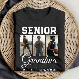 Benutzerdefinierte Fotocollage für Senior Grandma  T-Shirt