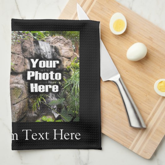 Benutzerdefinierte FotoCollage Handtuch (Viertel Falte)