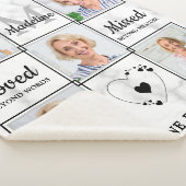 Benutzerdefinierte FotoCollage in Love Memory Memo Sherpadecke (3/4)