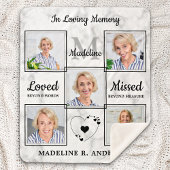 Benutzerdefinierte FotoCollage in Love Memory Memo Sherpadecke