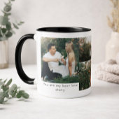 Benutzerdefinierte Fotocollage Liebesgeschichte Tasse