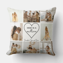 Benutzerdefinierte FotoCollage | "Mama in Mio. Kissen
