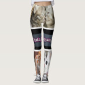Benutzerdefinierte FotoCollage mit 8 Foto Leggings (Vorderseite)