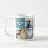 Benutzerdefinierte Fotocollage mit sentimentaler N Kaffeetasse (Links)