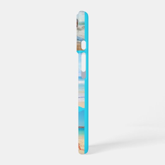 Benutzerdefinierte FotoCollage mit Text iPhone Cas iPhone 16 Hülle (Linke Seite)