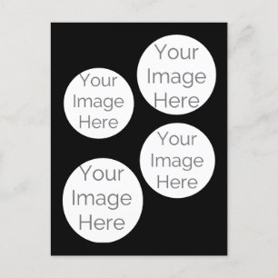 Benutzerdefinierte Fotocollage-Postkarte – 4-Foto- Postkarte