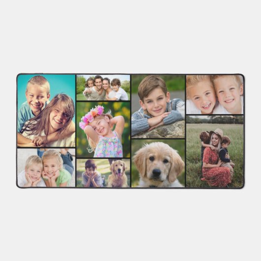 Benutzerdefinierte FotoCollage Schreibtischunterlage (Vorderseite)