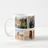 Benutzerdefinierte Fotocollage und personalisierte Kaffeetasse (Links)