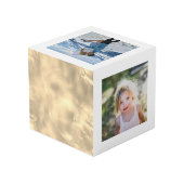 Benutzerdefinierte FotoCollage Würfel (Rückseite Schrägansicht)