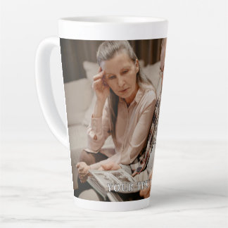 Benutzerdefinierte Fotogalerie und personalisierte Milchtasse