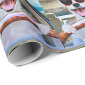 Benutzerdefinierte Fotogeschenkverpackung, benutze Geschenkpapier (Rolleneckpunkt)