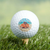 Benutzerdefinierte Fotogolfbälle mit personalisier Golfball (Insitu T-Shirt)