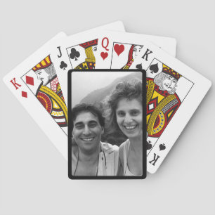 Benutzerdefinierte Fotokarten mit schwarzem Rahmen Spielkarten