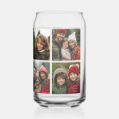 Benutzerdefinierte Fotomaterial mit quadratischen Dosenglas (Rückseite)