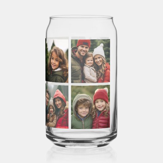 Benutzerdefinierte Fotomaterial mit quadratischen Dosenglas (Rückseite)