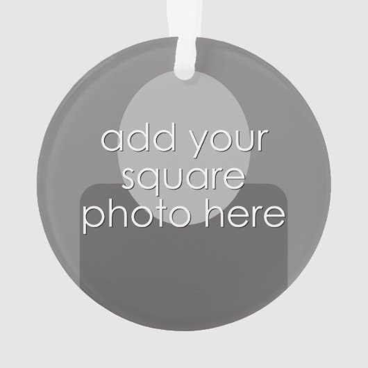 Benutzerdefinierte Fotomaterial mit quadratischen  Ornament (Rückseite)