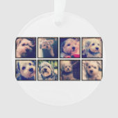 Benutzerdefinierte Fotomaterial mit quadratischen Ornament (Vorderseite)