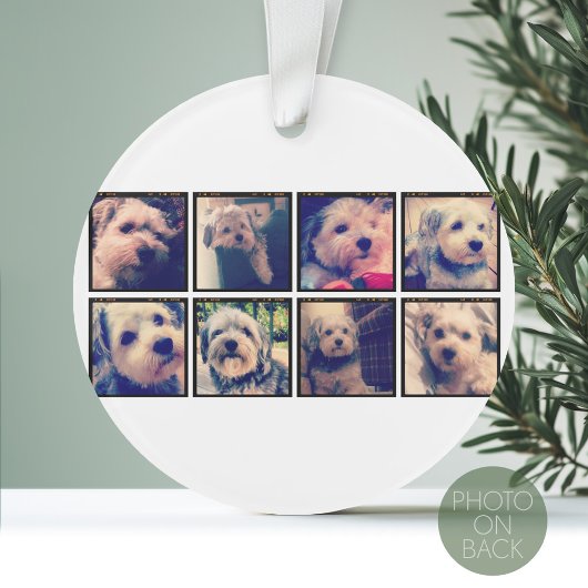 Benutzerdefinierte Fotomaterial mit quadratischen Ornament