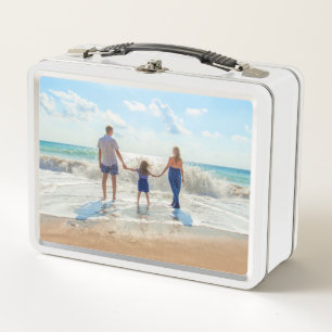 Benutzerdefinierte Fotometall-Lunchbox personalisi Metall Brotdose