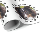 Benutzerdefinierte Fotoplatte für Begleiter mit Pa Geschenkpapier (Rolleneckpunkt)