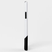 Benutzerdefinierte Fotos auf geometrisch Schwarz u Case-Mate iPhone Hülle (Hinten/Rechts)