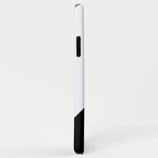 Benutzerdefinierte Fotos auf geometrisch Schwarz u Case-Mate iPhone Hülle (Hinten/Rechts)