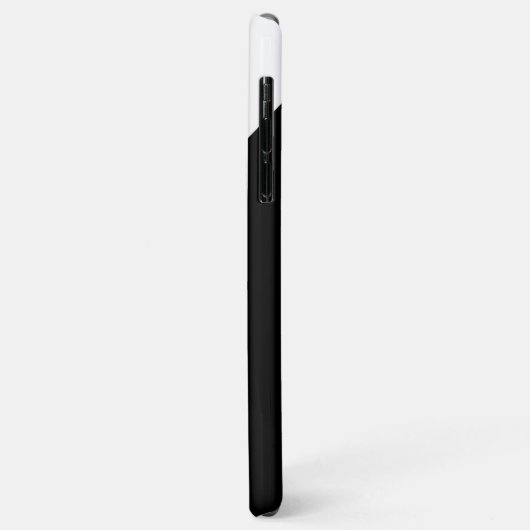 Benutzerdefinierte Fotos auf geometrisch Schwarz u Case-Mate iPhone Hülle (Hinten/Links)