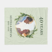 Benutzerdefinierte Fotos auf Kranz Fleecedecke (Vorderseite (Horizontal))