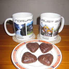 Benutzerdefinierte Fotos bearbeitbare Textaufentha Kaffeetasse