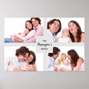 Benutzerdefinierte Fotos der 4-Produktfamilie Coll Poster