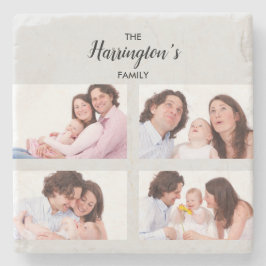 Benutzerdefinierte Fotos der 4-Produktfamilie Coll Steinuntersetzer