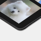 Benutzerdefinierte Fotos für den weißen Hund auf d Schreibtischunterlage (Ecke)