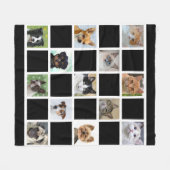 Benutzerdefinierte Fotos für Katzen und Hunde auf  Fleecedecke (Vorderseite (Horizontal))