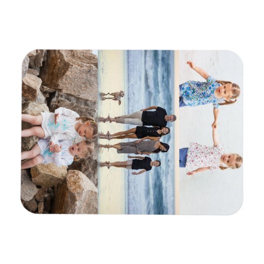 Benutzerdefinierte Fotos Magnet (Horizontal)