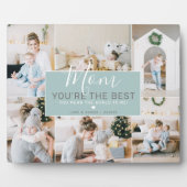 Benutzerdefinierte Fotos Mama Sie sind die beste | Fotoplatte (Vorderseite)