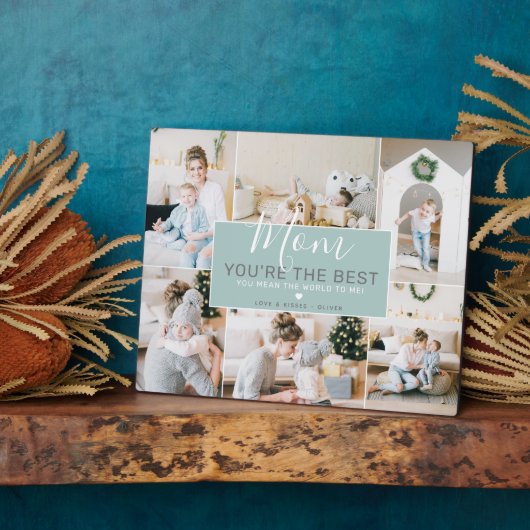 Benutzerdefinierte Fotos Mama Sie sind die beste | Fotoplatte (Seite)