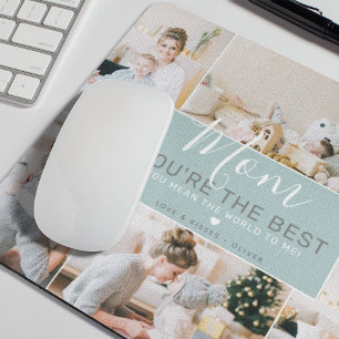 Benutzerdefinierte Fotos Mama Sie sind die beste   Mousepad