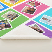 Benutzerdefinierte Fotos und Name farbig Sherpadecke (3/4)