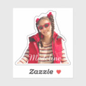 Benutzerdefinierte Fotosticker | Personalisierte V Aufkleber (Blatt)