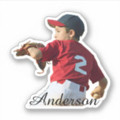 Benutzerdefinierte Fotosticker | Personalisierte V Aufkleber (Vorderseite)