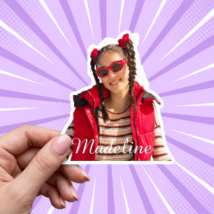 Benutzerdefinierte Fotosticker Personalisierte V Aufkleber