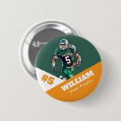 Benutzerdefinierte Fototaste für Sport / Stift Fuß Button (Vorne & Hinten)