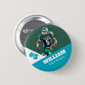 Benutzerdefinierte Fototaste Sport / Stift Fußball Button (Vorne & Hinten)