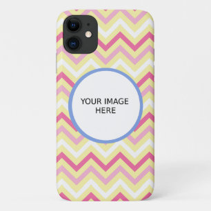 Benutzerdefinierte Fotovorlage Chevron-Zickzackdru Case-Mate iPhone Hülle
