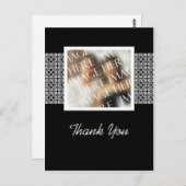 Benutzerdefinierte Fotovorlage Dankeschön Karte (Vorne/Hinten)
