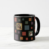 Benutzerdefinierte Fotquadrate Tasse (VorderseiteRechts)