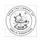 Benutzerdefinierte Fox-Buchzeichen-Briefmarke Permastempel (Design)